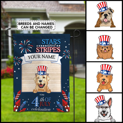 89Customized Stars And Stripes Personalized Flag For Cat And Dog Lovers