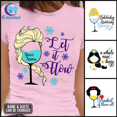 89Customized Disney Princess Princess Drinking Shirt