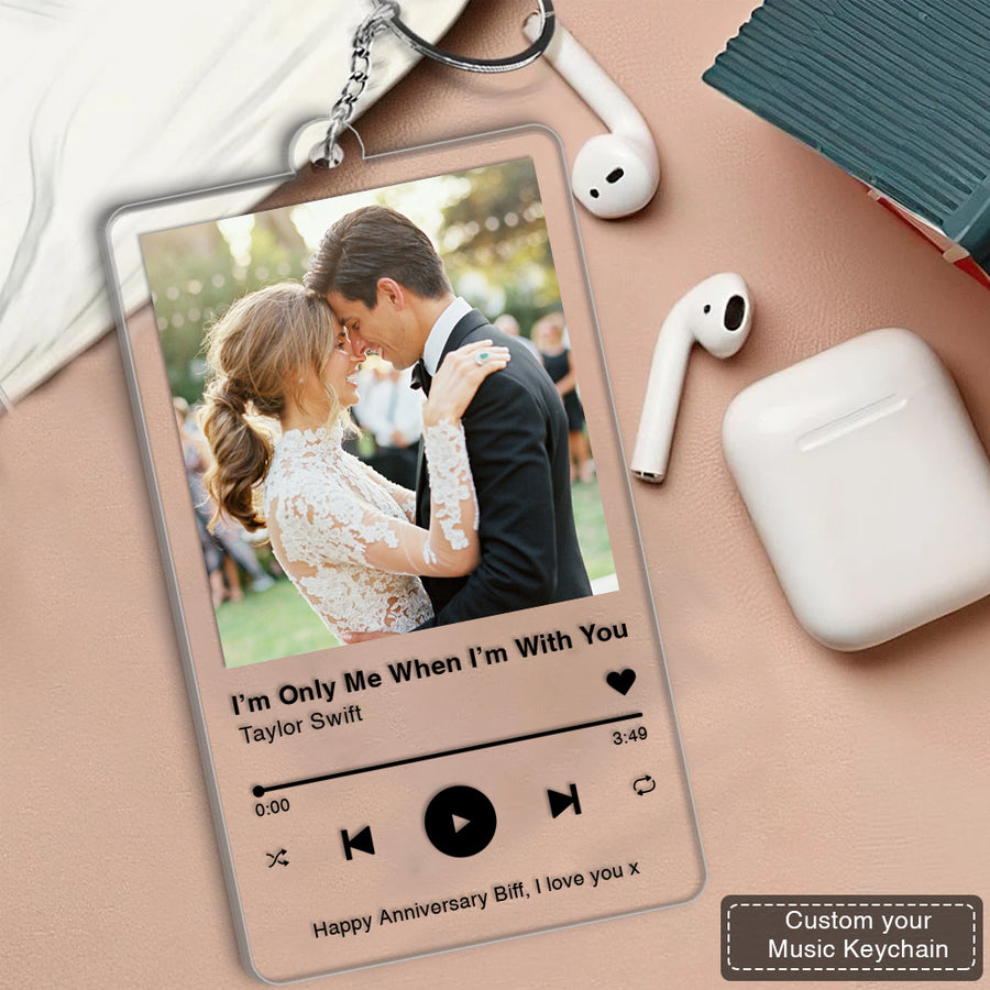 89Customize Song Keychain Personalised Album Keyring Music Personalized Keychain