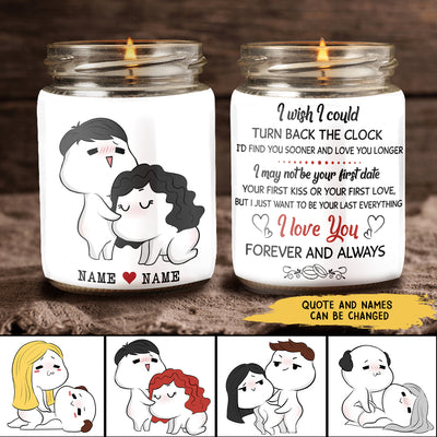 89Customized Best Gift for Couple Personalized Candle
