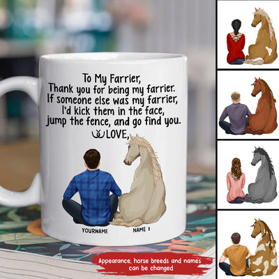 89Customized To My Farrier 2 Personalized Mug