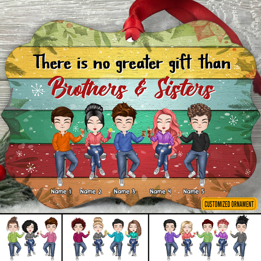 89Customized The Greatest Gift From God Is Friendship And I Have Received It Personalized One Sided Ornament
