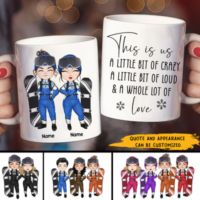 89Customized The best memories are made on the slopes Personalized Mug