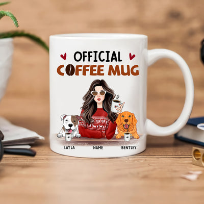 89Customized Official Coffee Mug Dog Lover Personalized
