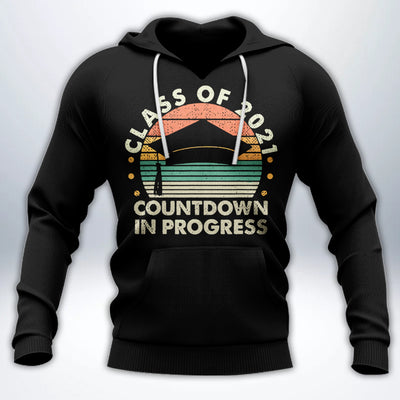 89Customized 2D Shirt Senior Vintage Countdown Class 2021