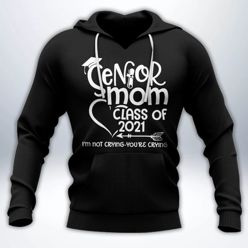 89Customized 2D Shirt Senior Mom Crying