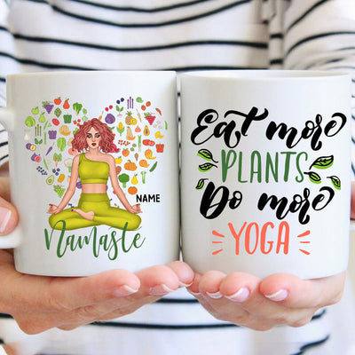 Eat more Plants Do more Yoga Mug