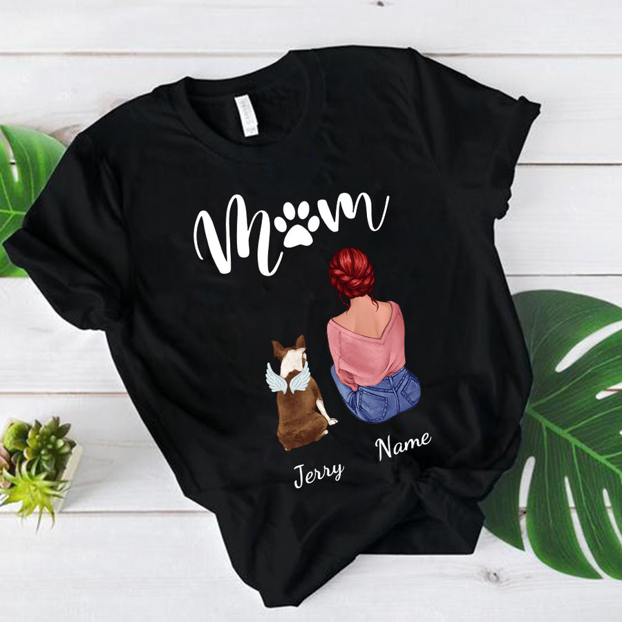 89Customized Personalized 2D Shirt Family Dog Mom