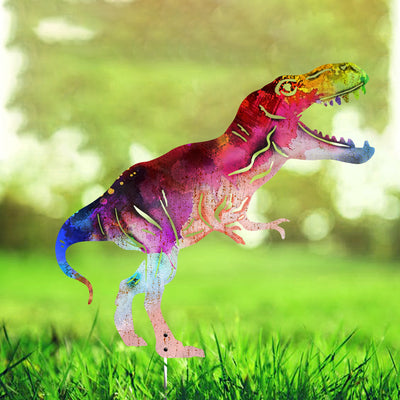 89Customized Dinosaur Metal Garden Art