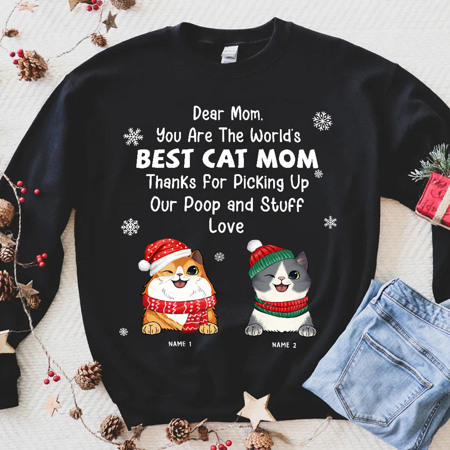 89Customized Best Cat Dad/ Mom Personalized Sweater