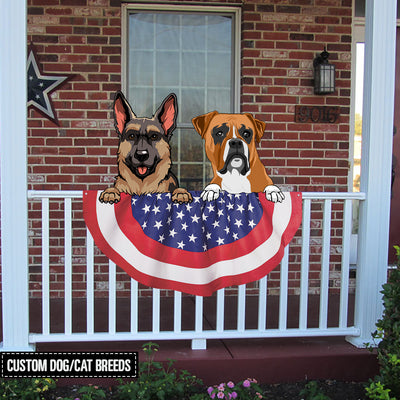 89Customized Dogs/Cats Happy Independence Day Personalized Cut Metal Sign