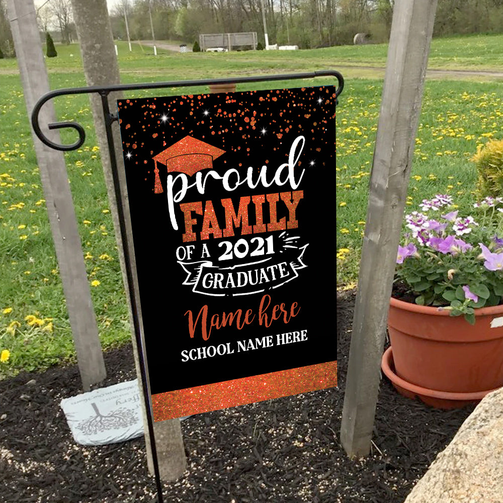 89Customized Personalized Flag Graduate Proud Family