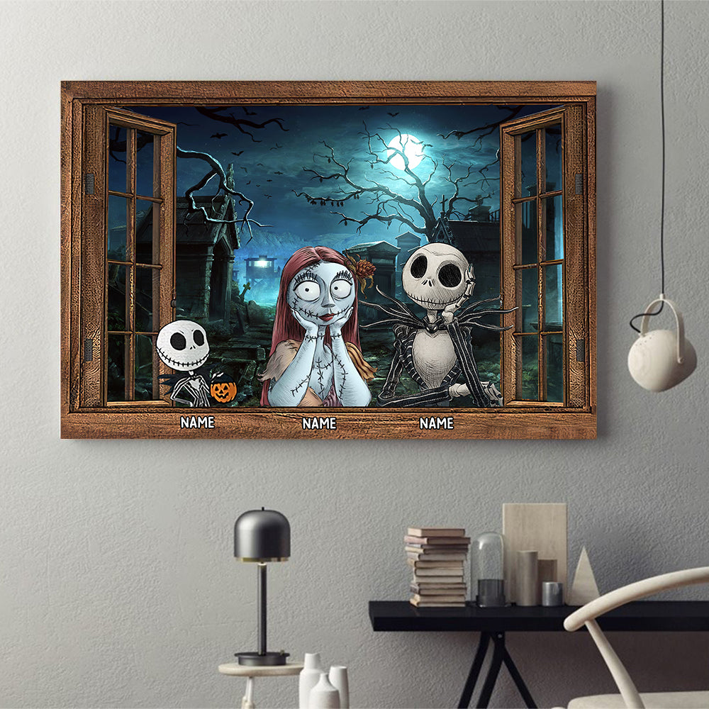 89Customized Family of nightmare 3D Wall Art personalized poster