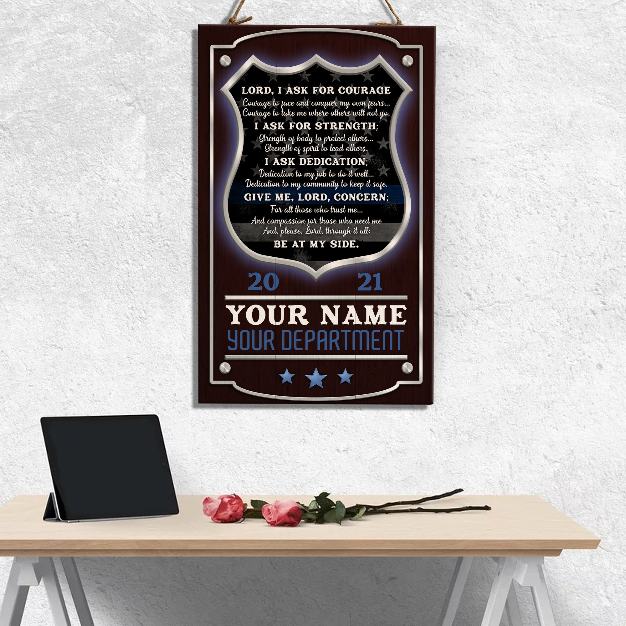 89Customized Personalized Be At My Side Pallet Sign