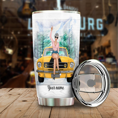 89Customized This Is My Mustang No You Can't Drive It Personalized Tumbler