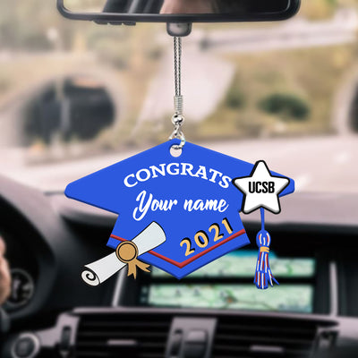 89Customized Personalized Ornament Cap Congrats Grad