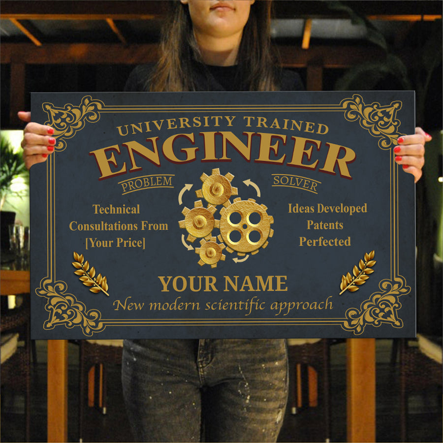 89Customized Personalized Engineer Pallet Sign