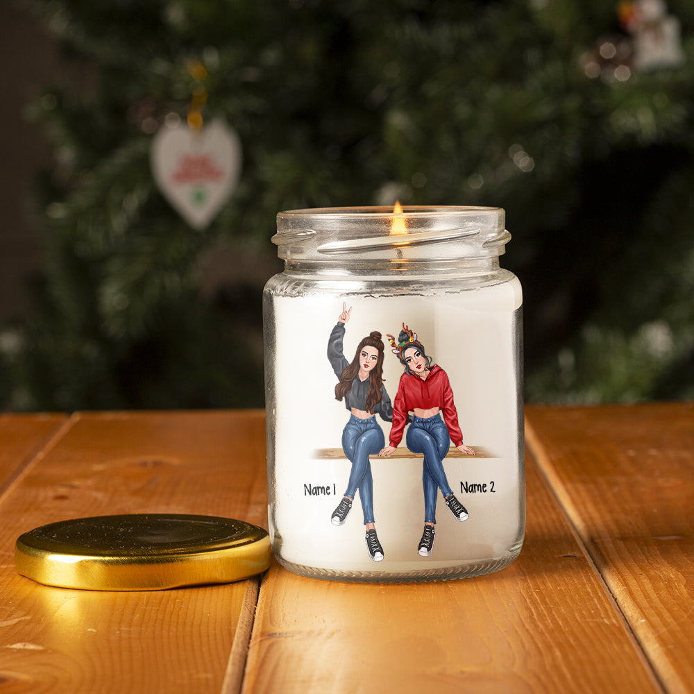89Customized Our friendship is like a candle forget about it and I will burn your house down Personalized Candle