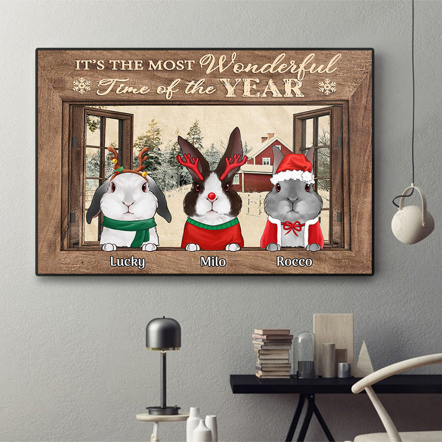 89Customized It's The Most Wonderful Time Of The Year Personalized Poster