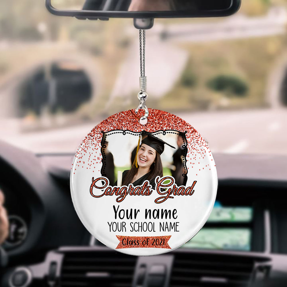 89Customized Personalized Ornament Congrats Grad 2021