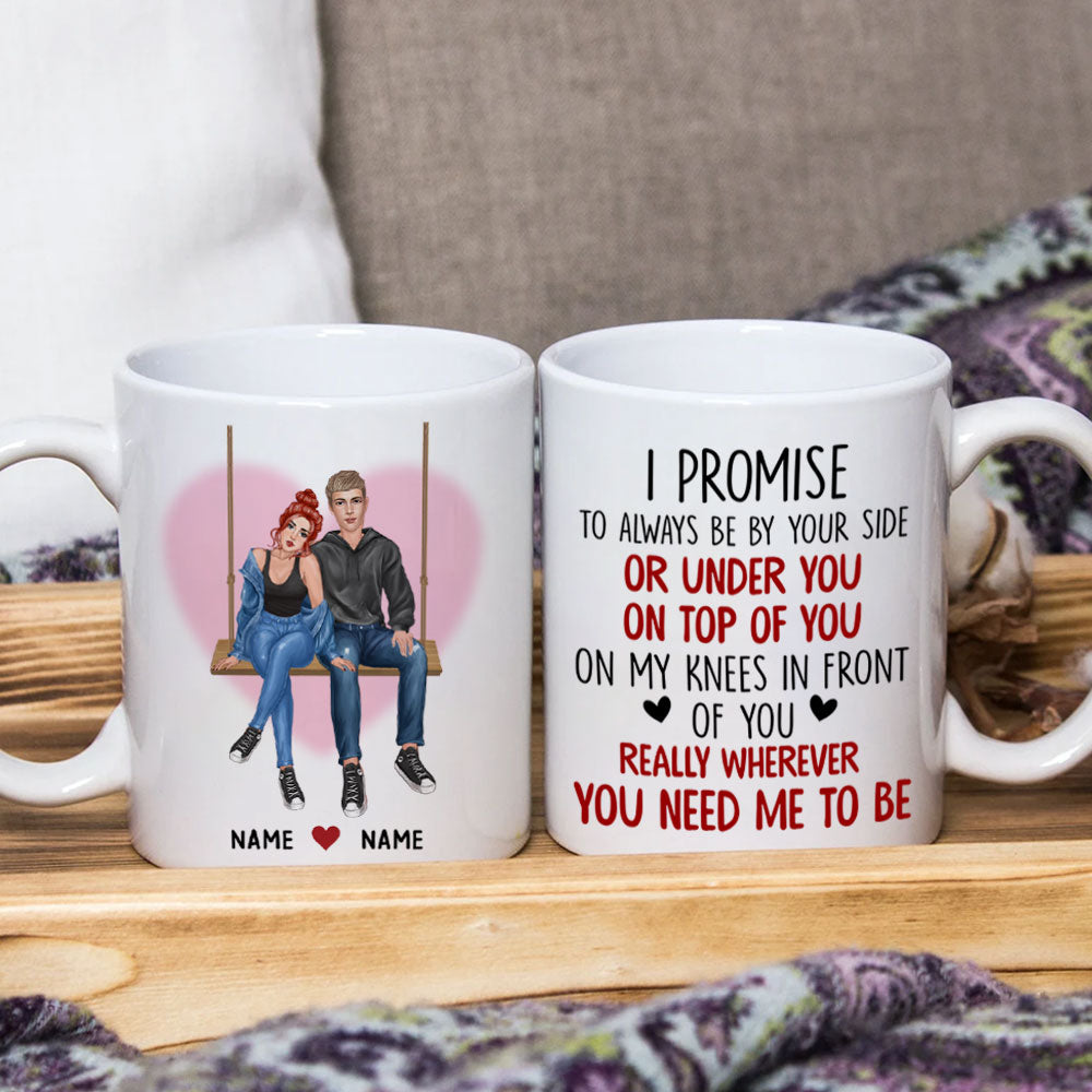 89Customized I met you I liked you I love you Funny and Naughty Gift for Him Gift for Her Personalized Mug