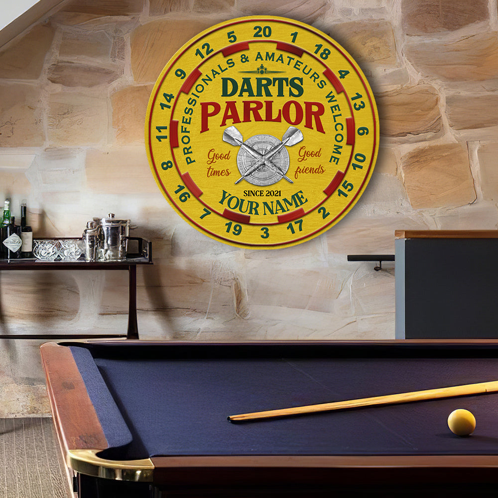89Customized Darts Parlor Customized Wood SignTA-