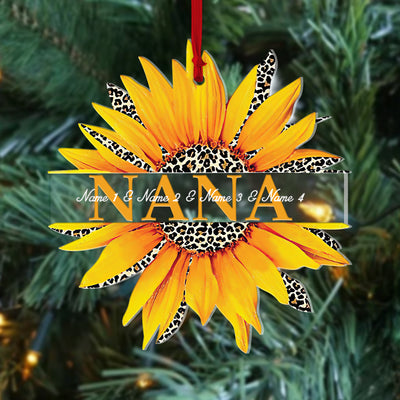 89Customized Sunflower Nana personalized ornament