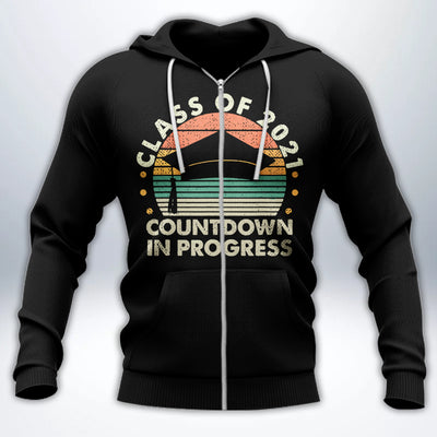 89Customized 2D Shirt Senior Vintage Countdown Class 2021