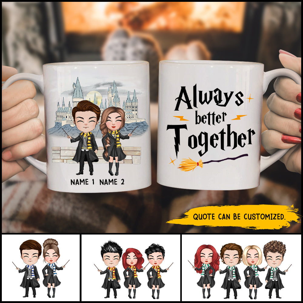 89Customized This is us a little bit of magic a little bit loud and a whole lot of love Harry Potter Personalized Mug