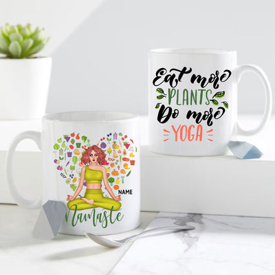 Eat more Plants Do more Yoga Mug