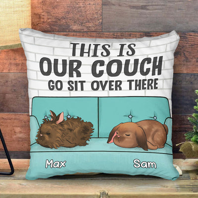 89Customized This Is My Couch Rabbit Lovers Personalized Pillow