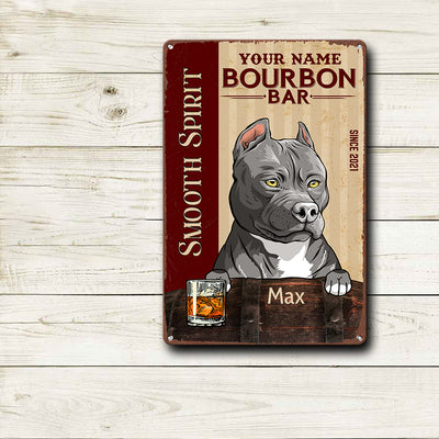 89Customized Bourbon bar 2 Customized Printed Metal Sign