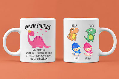 89Customized Personalized Mug Family Mamasaurus No Matter