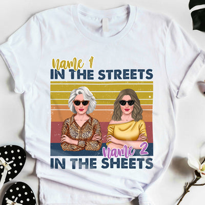 89Customized Dorothy in the streets Blanche in the sheets The Golden Girls TShirt
