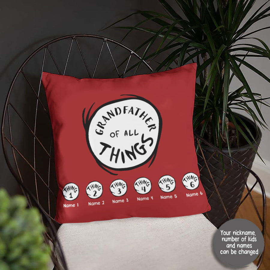 89Customized Father of all things personalized pillow