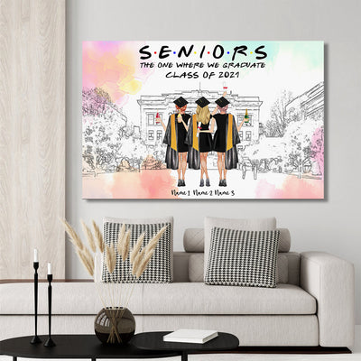 89Customized Personalized Poster Senior Friends The One 2021