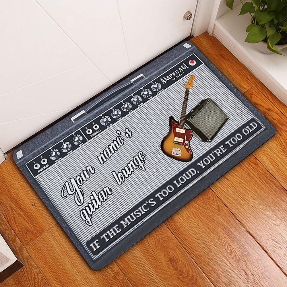 89Customized Guitar lounge 3D AMP personalized doormat