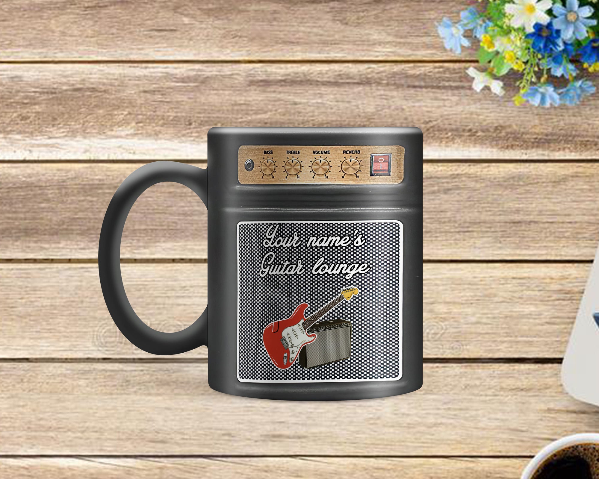 89Customized Guitar lounge 3D amp guitar personalized mug
