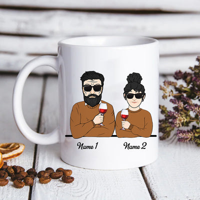 89Customized Jingle Balls and Tinsel Tits Couples Christmas Personalized Mug