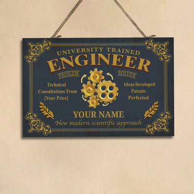 89Customized Personalized Engineer Pallet Sign