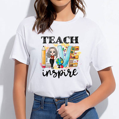 89Customized Teach Love Inspire Customized Shirt
