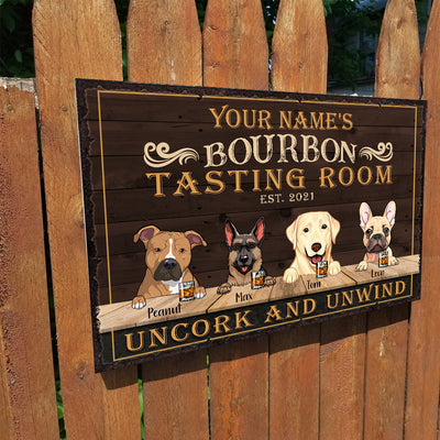 89Customized Tasting room Customized Printed Metal Sign