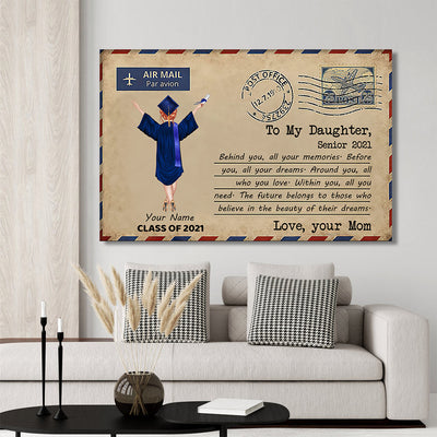 89Customized Personalized Poster Mom Daughter Letter Senior 2021