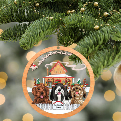 89Customized Christmas Dogs- Personalized Ornament