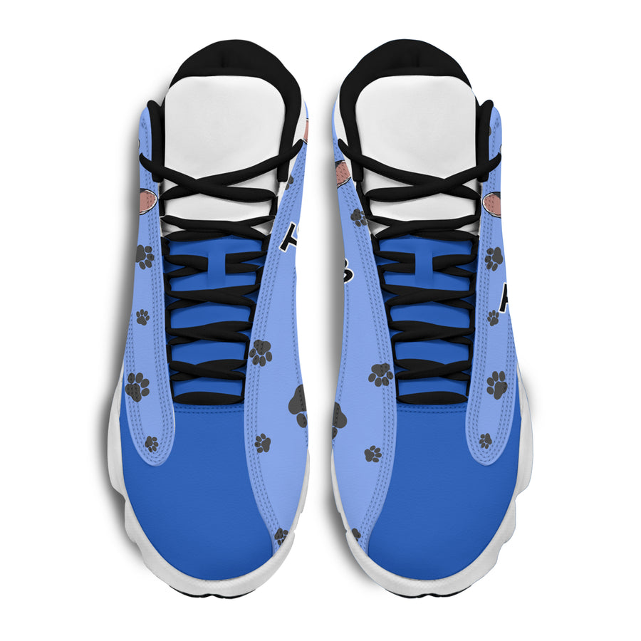 89Customized Dog lover Customized Black Air JD13 Shoes