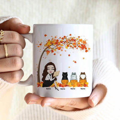 89Customized Sorry, i can't i have plans with books and my cats MUG