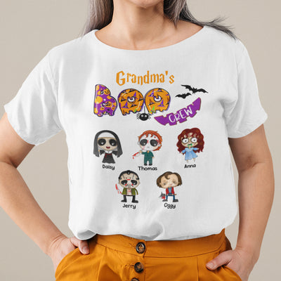 89Customized Grandma's Bootiful crew personalized shirt