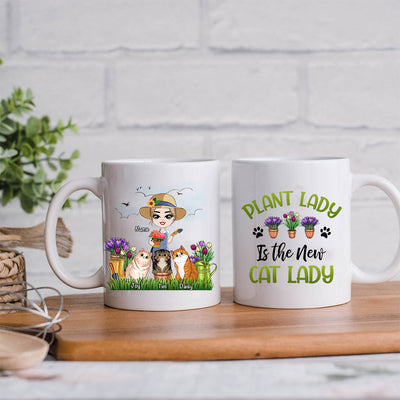 89Customized Plant lady is the new cat lady Personalized Mug