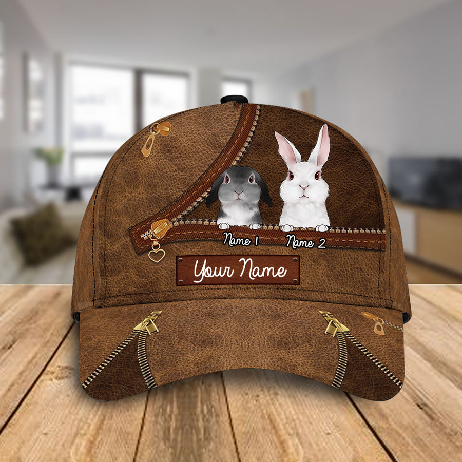 89Customized Bunny Lovers Personalized Cap