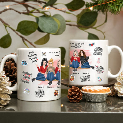 89Customized There Is No Greater Gift Than Friendship Personalized Mug
